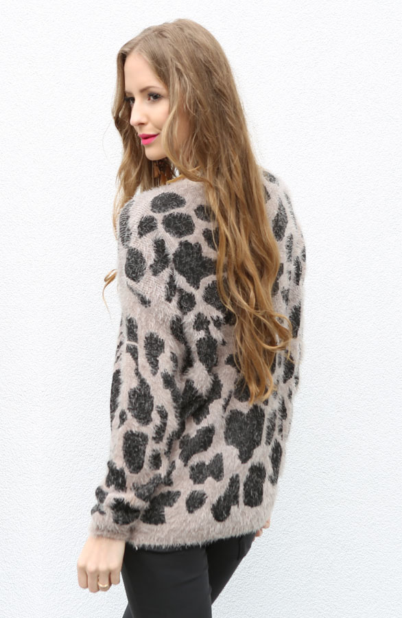 Tiger Sweater Taupe – shoparchief, foto 4