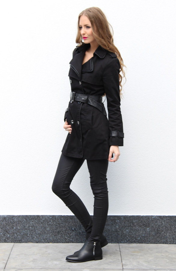 Trenchcoat Black – shoparchief, foto 3