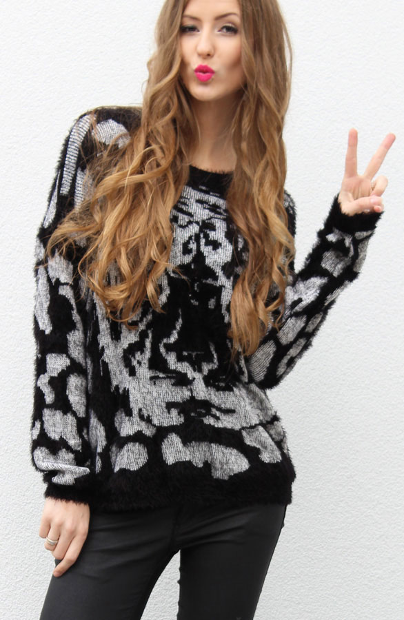 Tiger Sweater Black – shoparchief, foto 2