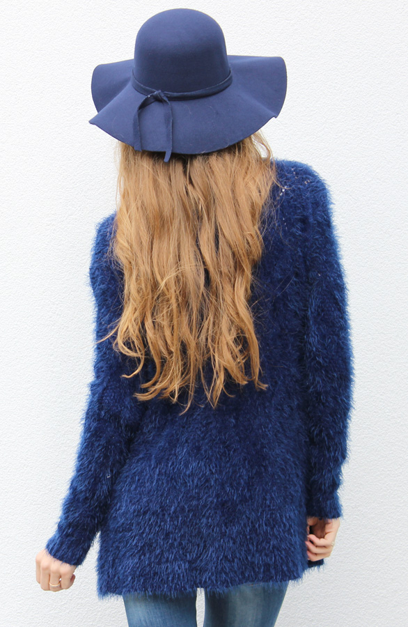 Fluffy Cardigan Kobalt – shoparchief, foto 3