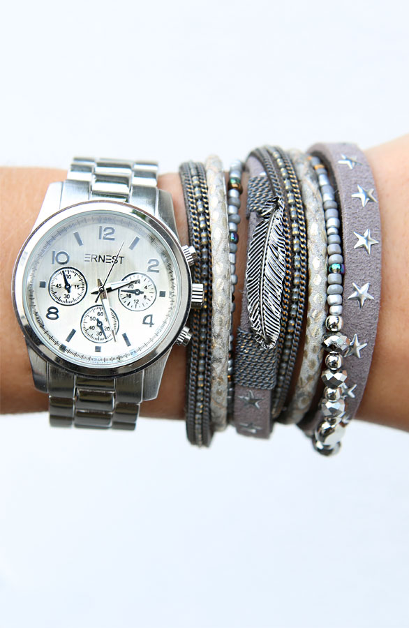 Wrap Me Bracelet Grey – shoparchief, foto 2