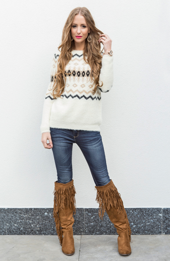 Bohemian Sweater Boho – shoparchief, foto 5