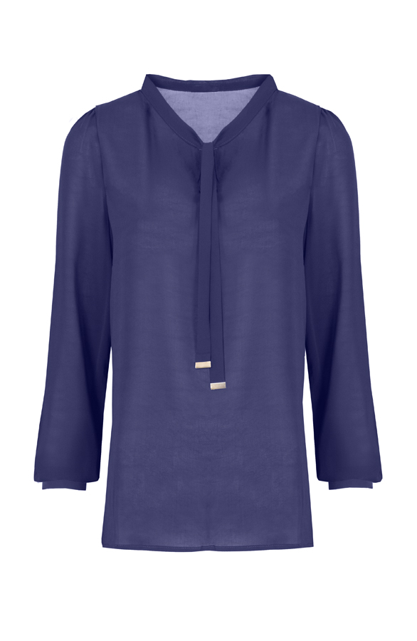 Bow Blouse Kobalt – shoparchief