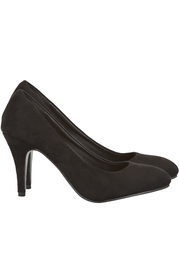 Suede Pump Black – shoparchief