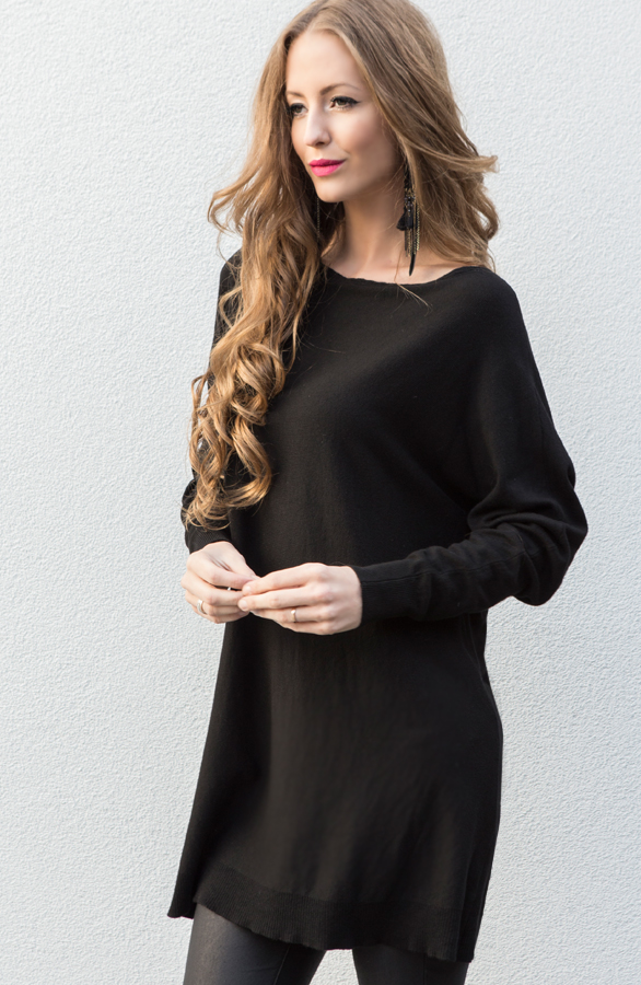 Oversized Tuniek Woven Black – shoparchief, foto 2