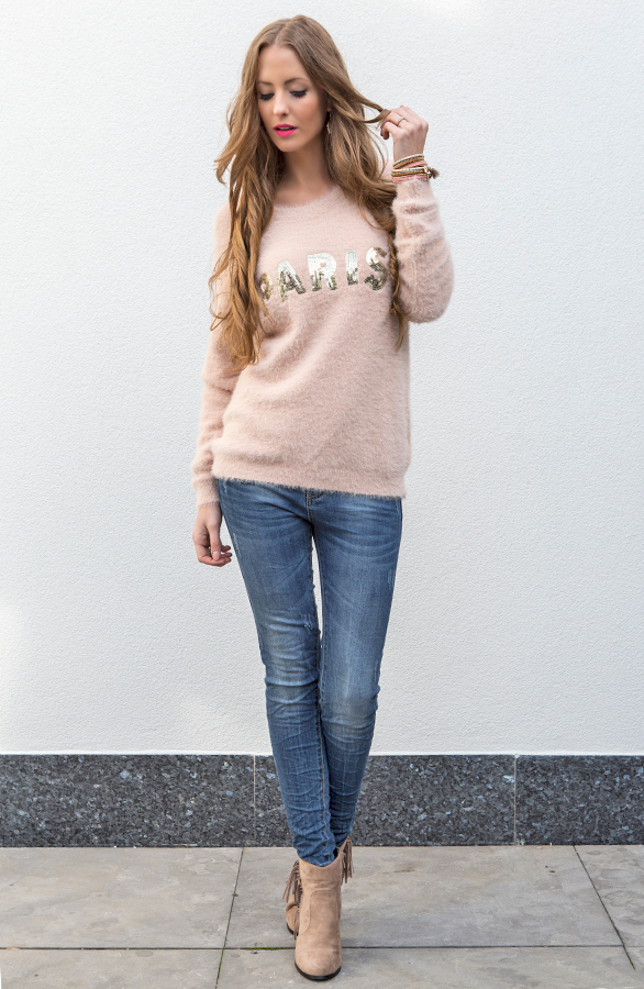 Fluffy Paris Trui Rose – shoparchief, foto 5