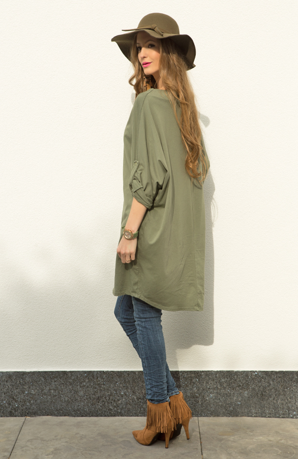 Oversized Tuniek Groen – shoparchief, foto 5