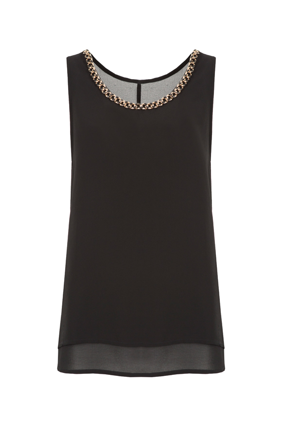 Luxury Chain Top Black – shoparchief