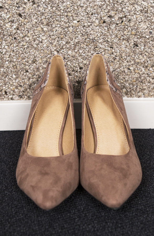 Suede Snake Heels – shoparchief, foto 4