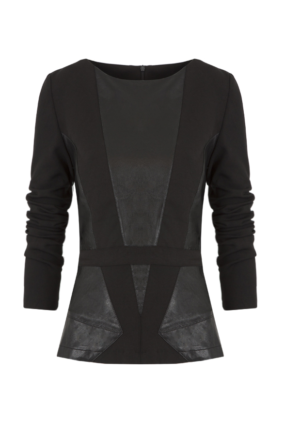 Peplum Coating Black 2.0 – shoparchief