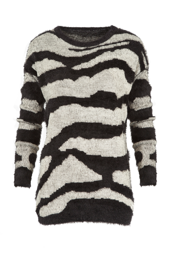 Zebra Trui Zwart – shoparchief