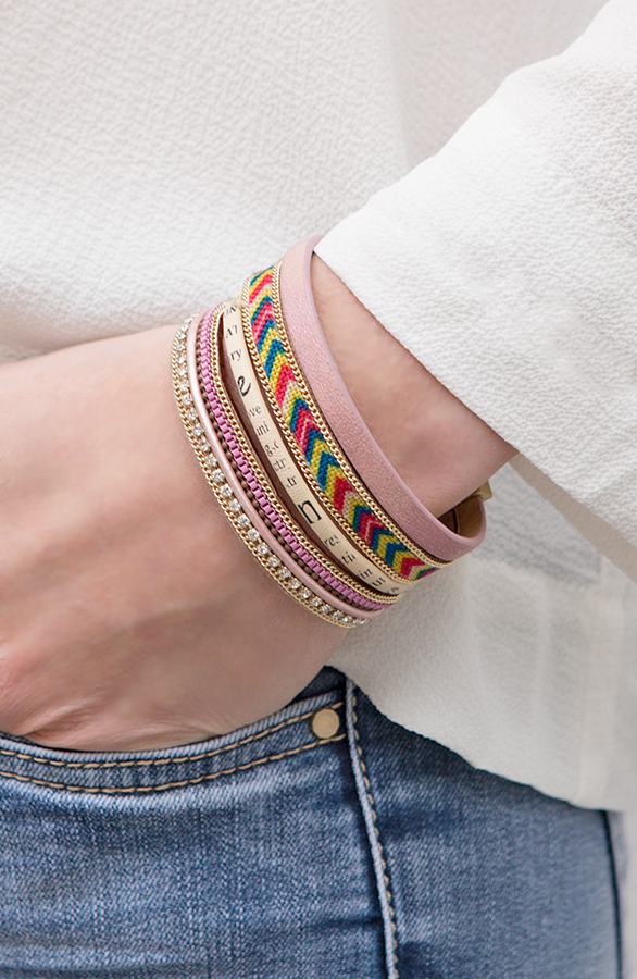 Wrap Bracelet Aztec Pink – shoparchief, foto 2