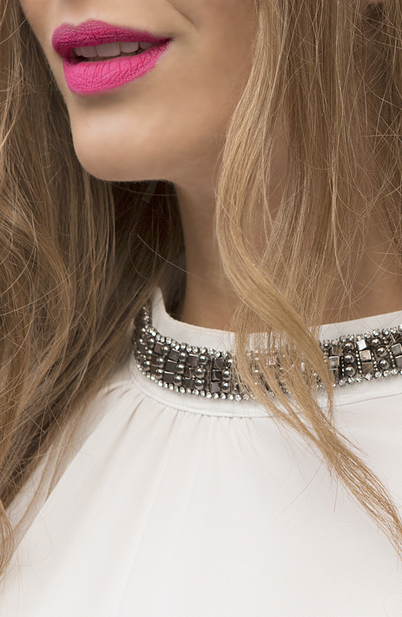 Exclusive Beads Blouse Creme – shoparchief, foto 6