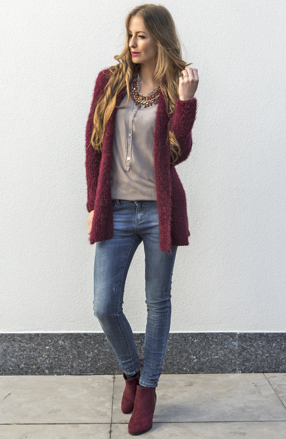 Statement Ketting Bordeaux – shoparchief, foto 4