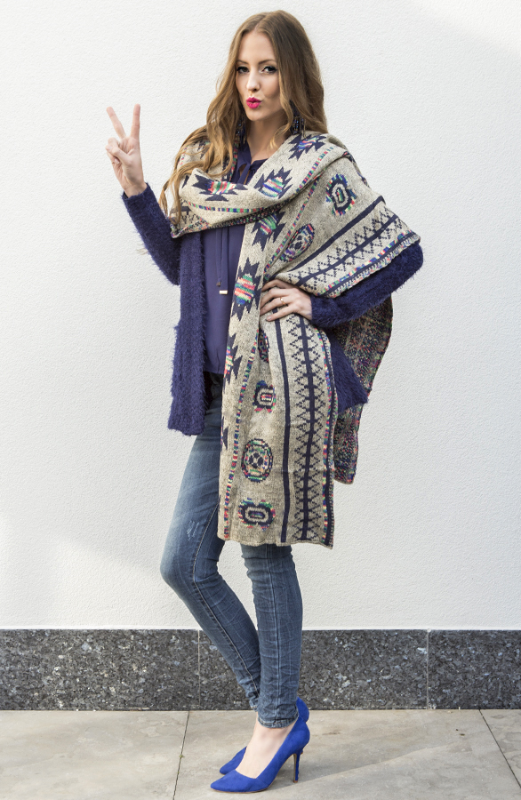 Poncho Aztec Color – shoparchief, foto 3