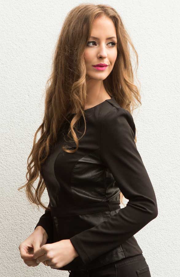 Peplum Coating Black 2.0 – shoparchief, foto 3