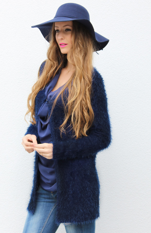 Soft Cardigan Navy – shoparchief, foto 3