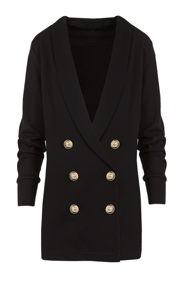 Black Button Jacket – shoparchief