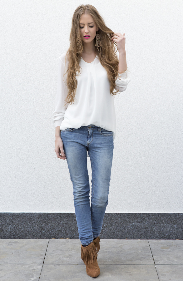 Bohemian Tuniek Creme – shoparchief, foto 2