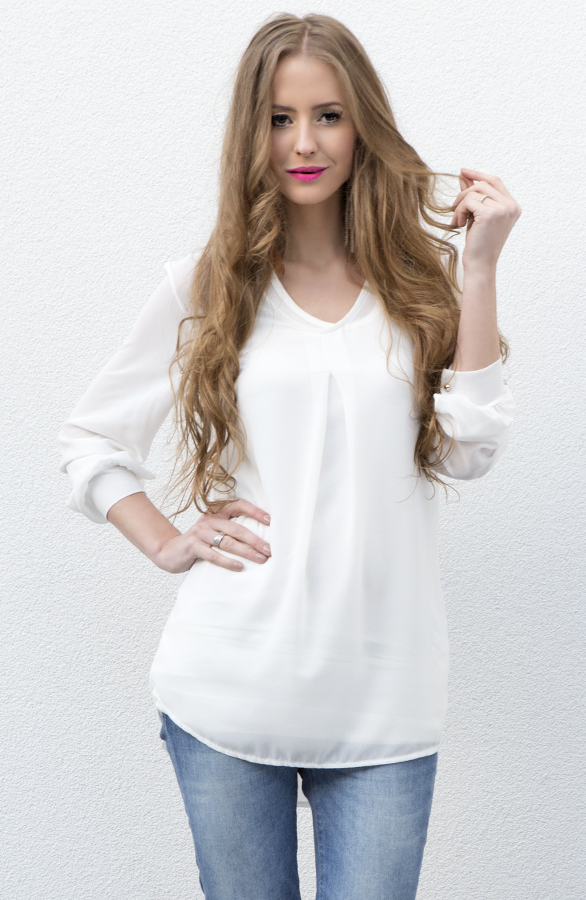 Bohemian Tuniek Creme – shoparchief, foto 3