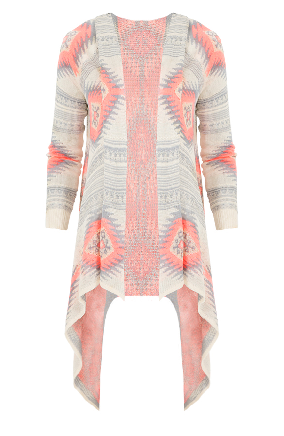 Aztec Pink Neon Cardigan – shoparchief