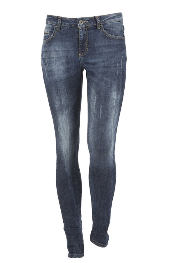 Dark Denim Scratch Jeans – shoparchief