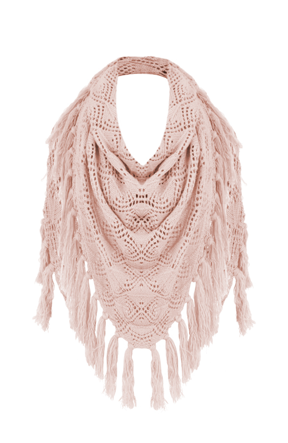 Fringe Sjaal Soft Pink 3.0 – shoparchief
