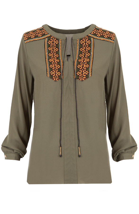 Handcrafted Blouse Army – shoparchief