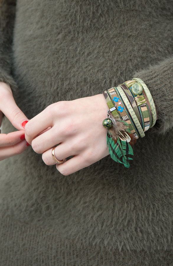 Wrap Bracelet Camouflage Army – shoparchief, foto 2