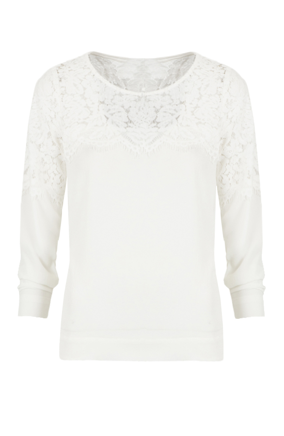 Lace Blouse Creme – shoparchief