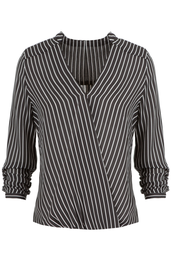 Marant Blouse Striped Black – shoparchief