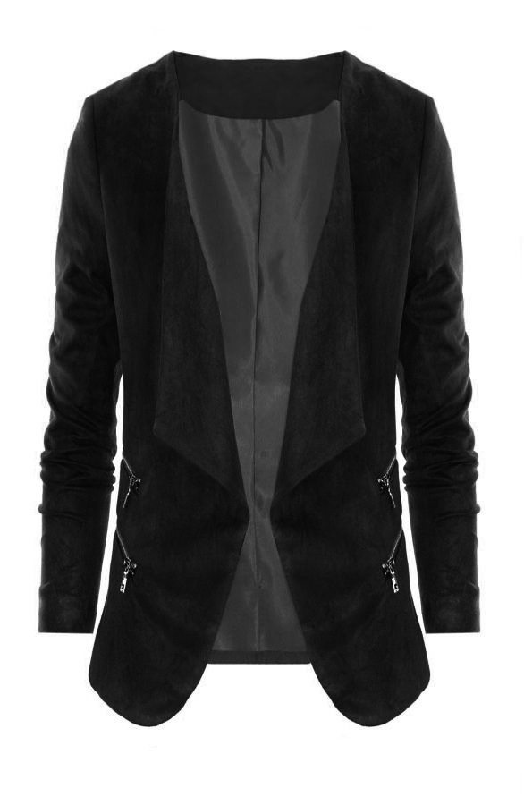 Most Wanted Suede Blazer Black – shoparchief