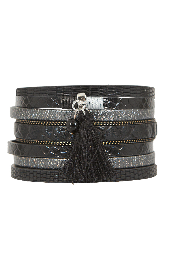 Wrap Me Bracelet Luxury Black – shoparchief