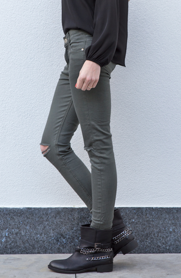 Damaged Army Jeans – shoparchief, foto 4