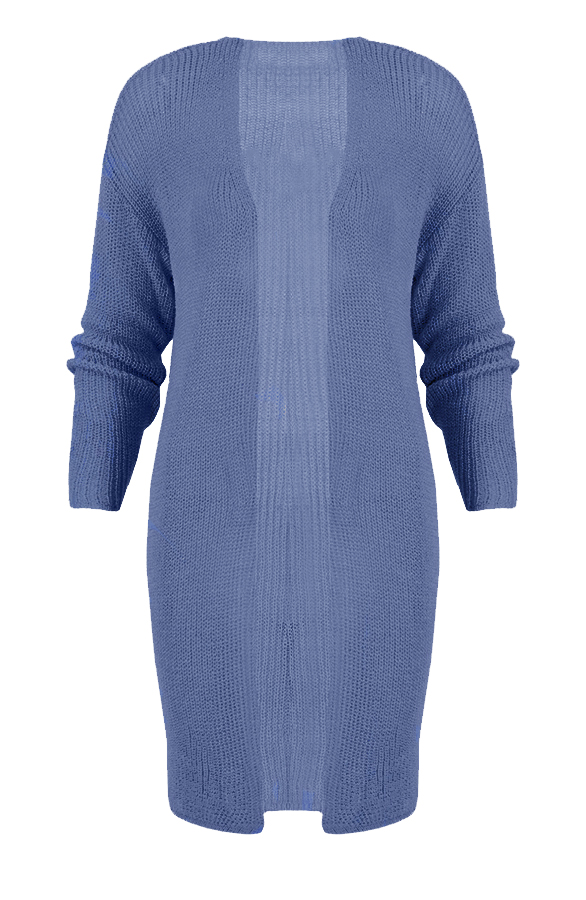 Open Cardigan Blue – shoparchief