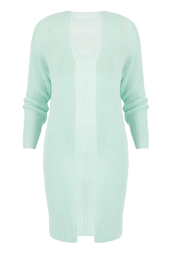 Open Cardigan Mint – shoparchief