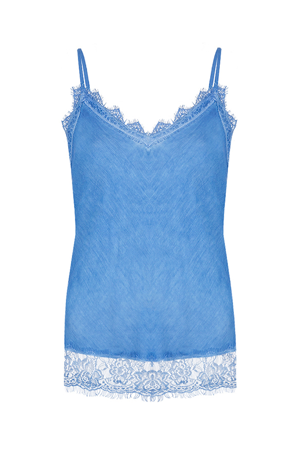 Romance Lace Top Blue – shoparchief