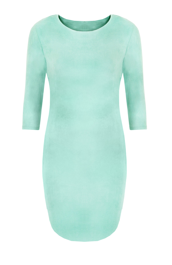 Suede Jurk Mint – shoparchief