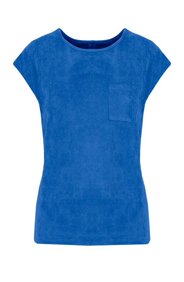 Suede Top Kobalt – shoparchief