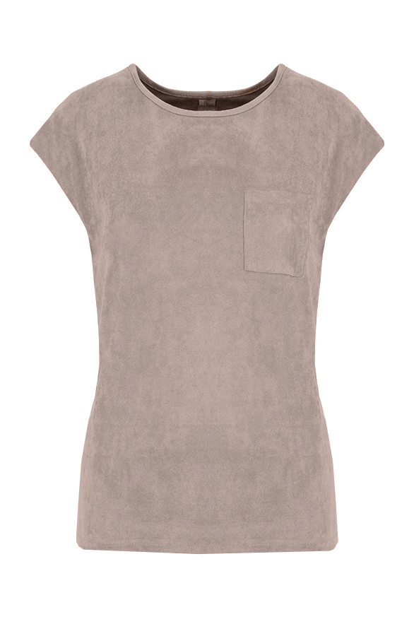 Suede Top Taupe – shoparchief