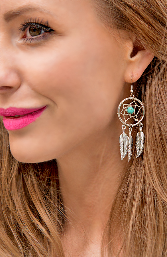Dreamcatcher Oorbellen 2.0 Silver – shoparchief, foto 3