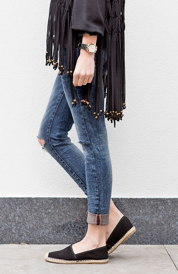 Suede Espadrilles Black – shoparchief, foto 4
