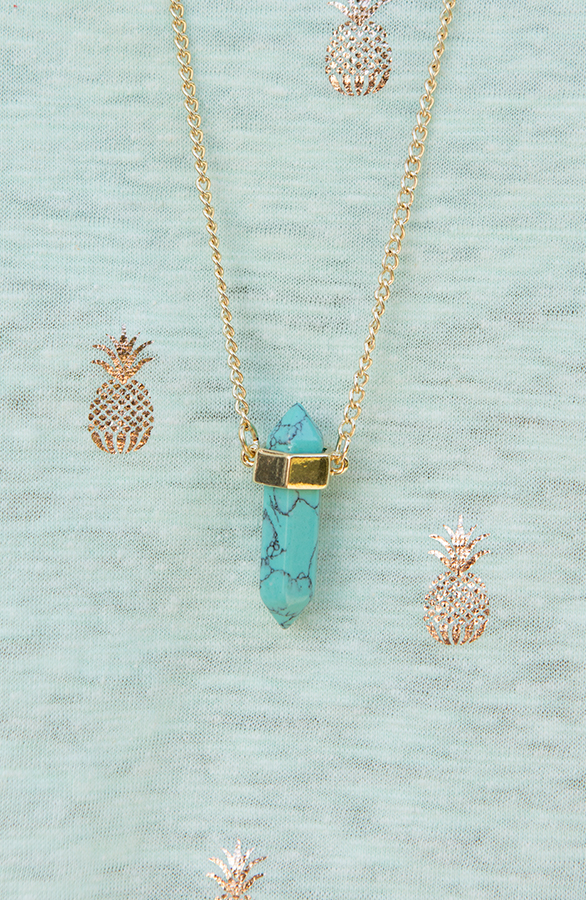 Marble Stone Ketting Mint – shoparchief, foto 2