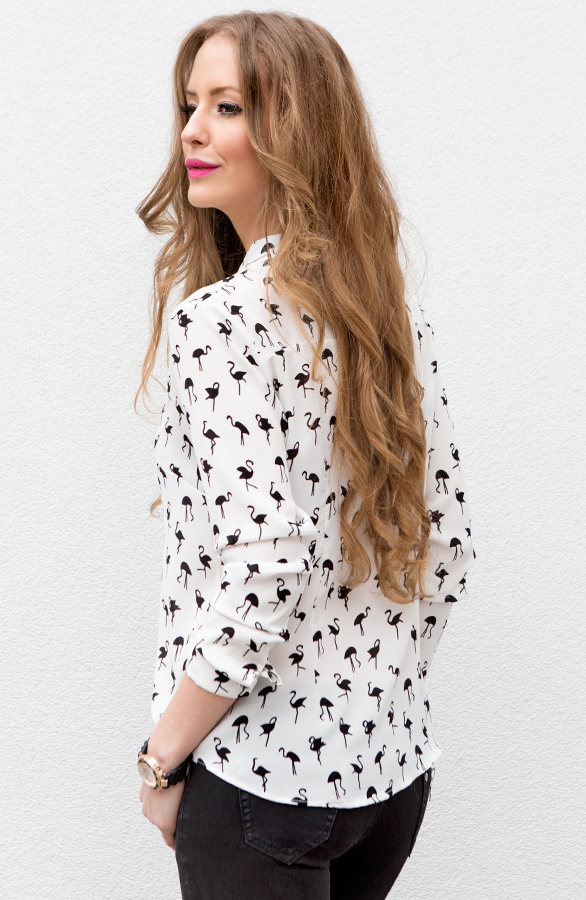 Exclusive Flamingo Blouse – shoparchief, foto 5