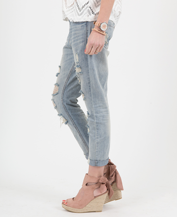 Suede Wedges Pink – shoparchief, foto 4