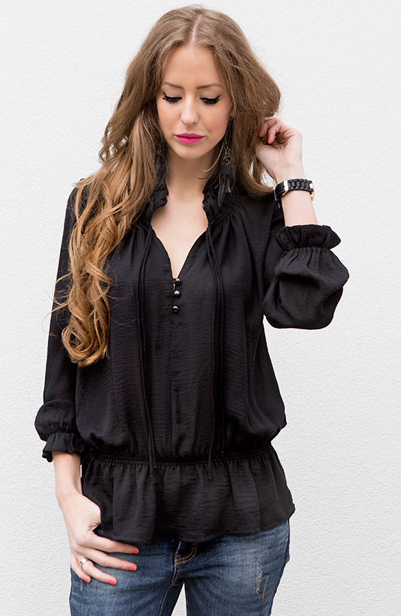 Victorian Silk Blouse – shoparchief, foto 2