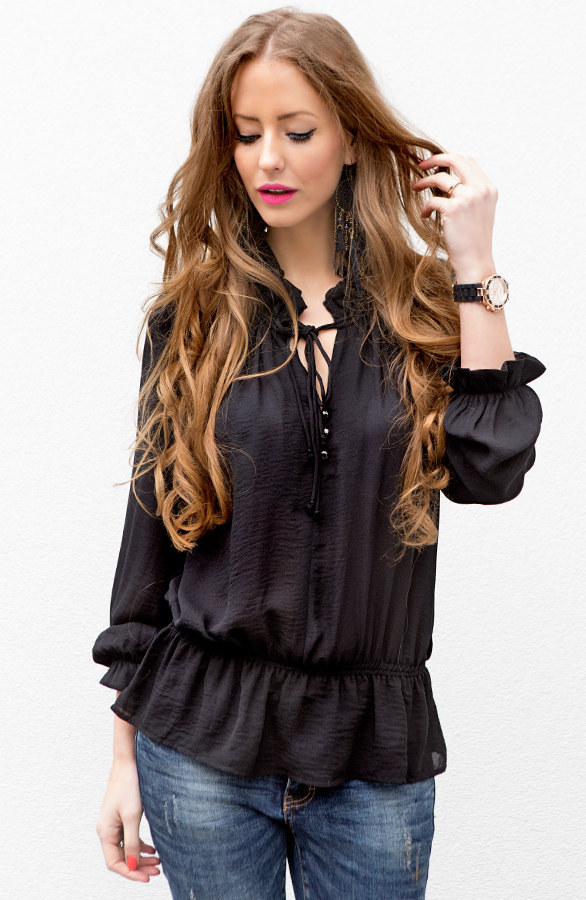 Victorian Silk Blouse – shoparchief, foto 4