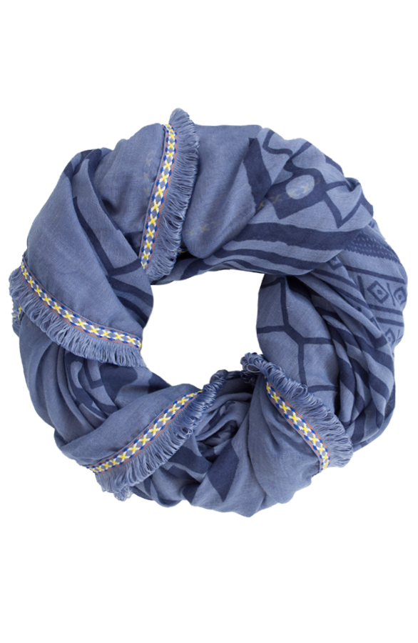 Aztec Poins Sjaal Blue – shoparchief
