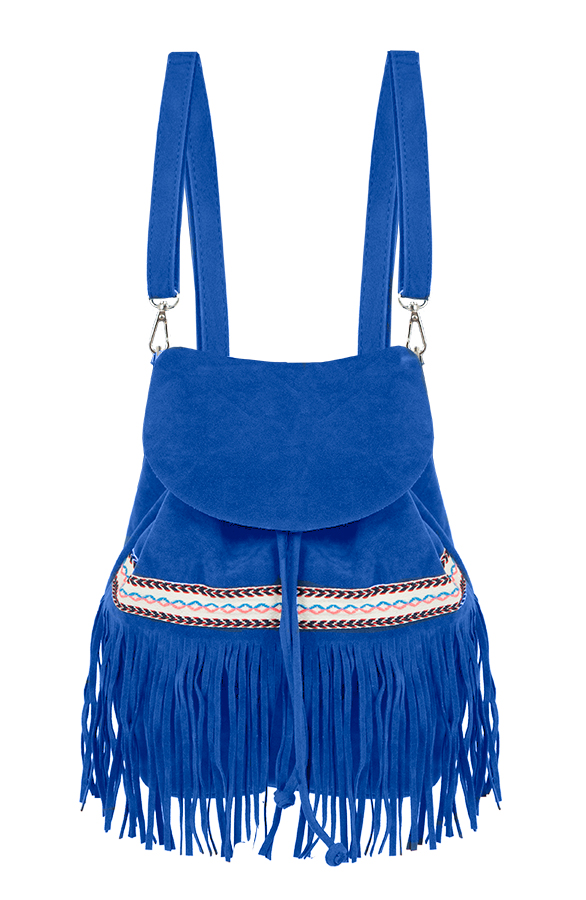 Backpack Fringe Kobalt Aztec – shoparchief