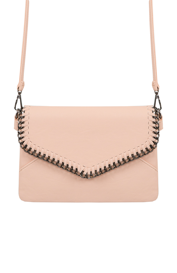 Chain Clutch Metal Pink – shoparchief